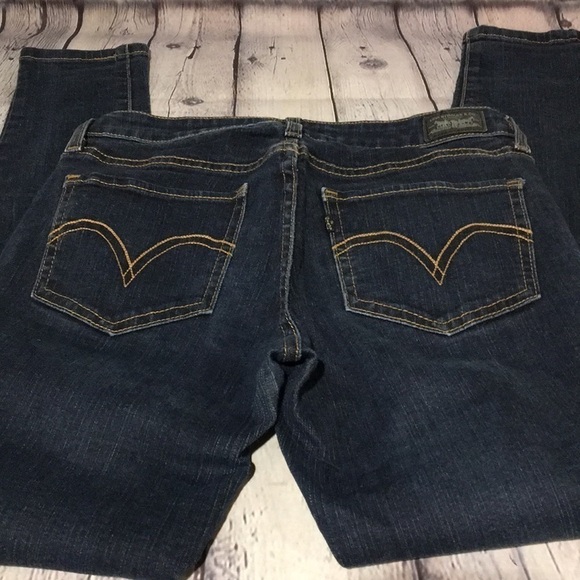 Levi’s 535 Denim Leggings silver tab Sz 5 - Picture 6 of 7